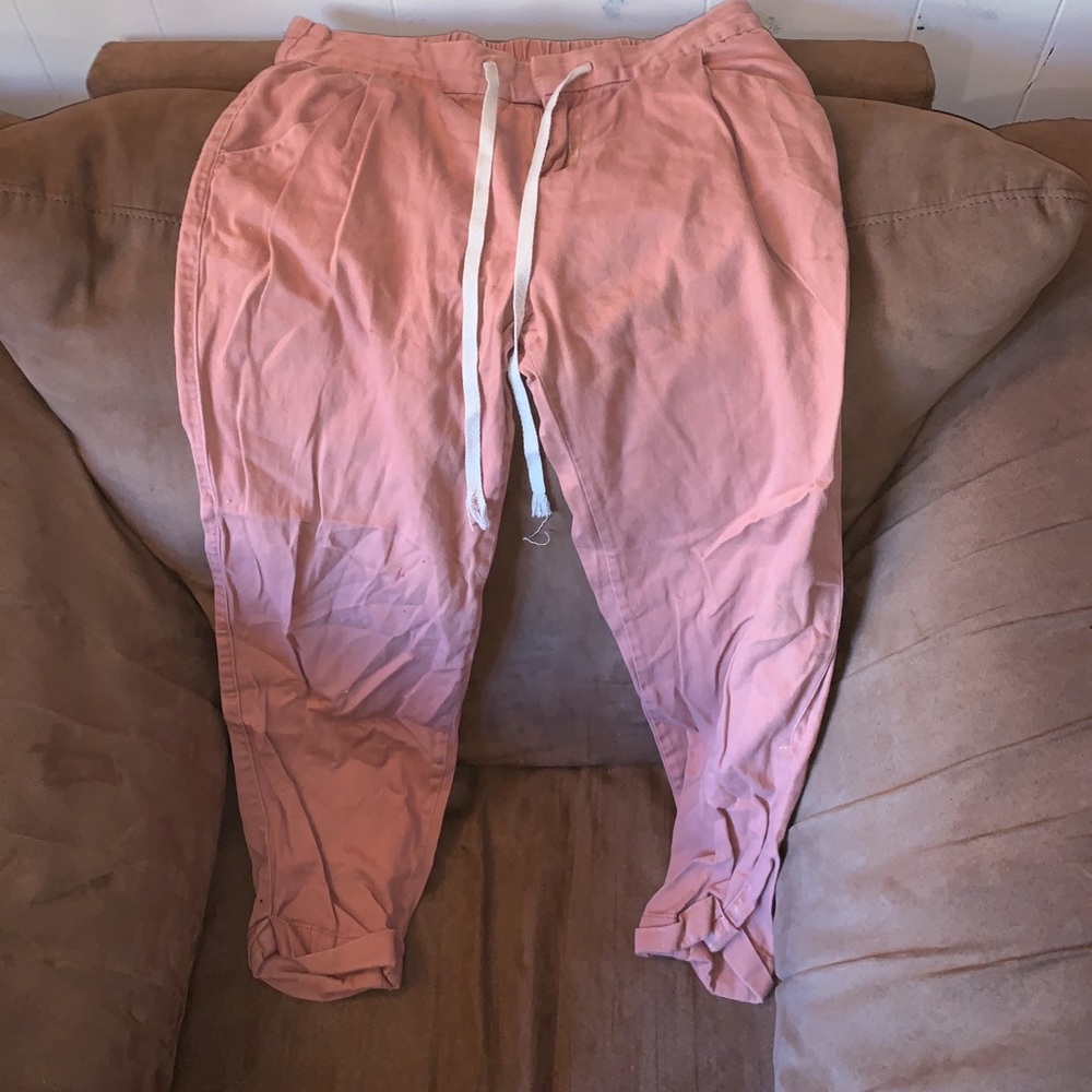 Pink joggers